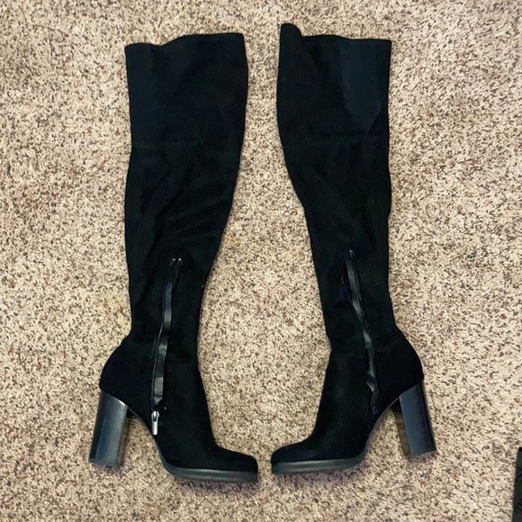 Calvin Klein Jeans 7.5 over the knee stretch boots - Picture 4 of 10